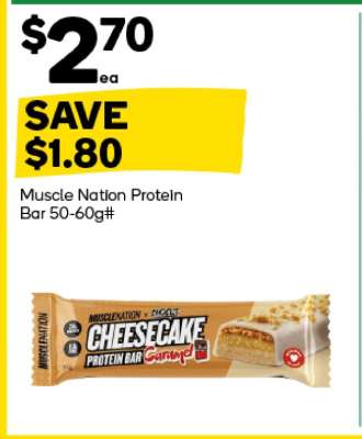 Muscle Nation Protein Bar 50-60g