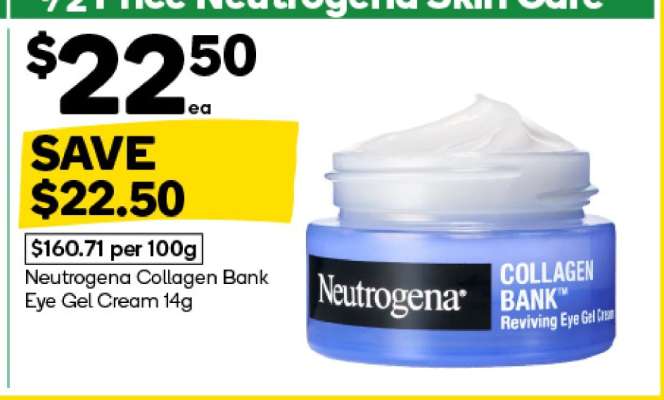 Neutrogena Collagen Bank Eye Gel Cream 14g
