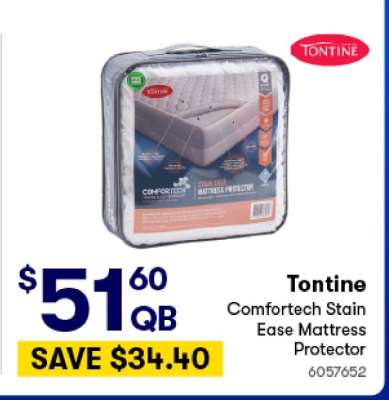 Tontine Comfortech Stain Ease Mattress Protector