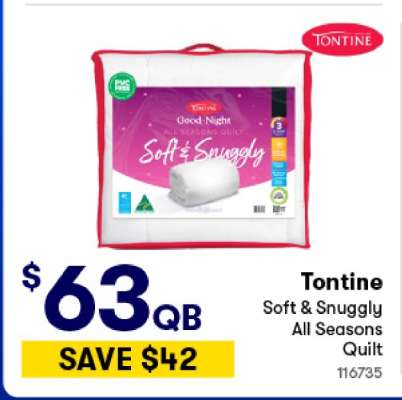 Tontine Soft & Snuggly All Seasons Quilt