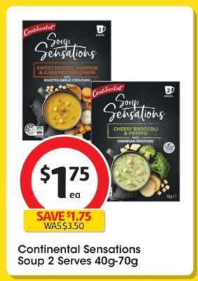 Continental Sensations Soup 2 Serves 40g-70g