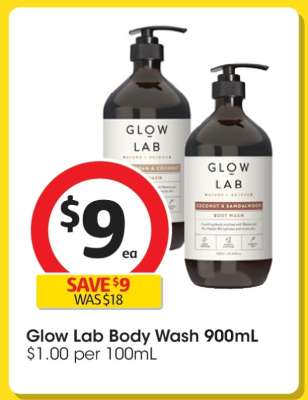 Glow Lab Body Wash 900mL