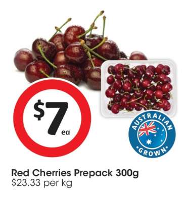 Red Cherries Prepack 300g