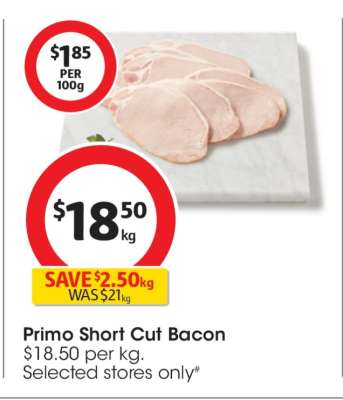 Primo Short Cut Bacon