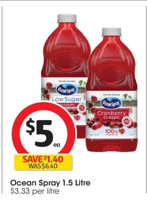 Ocean Spray 1.5 Litre