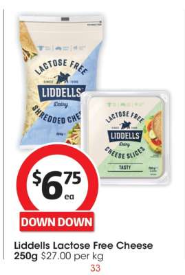 Liddells Lactose Free Cheese