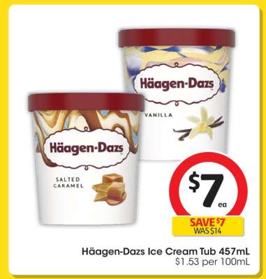 Häagen-Dazs Ice Cream Tub 457mL