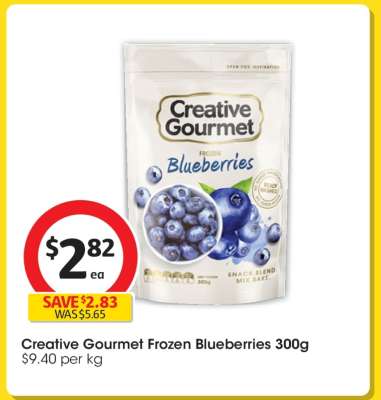 Creative Gourmet Frozen Blueberries 300g