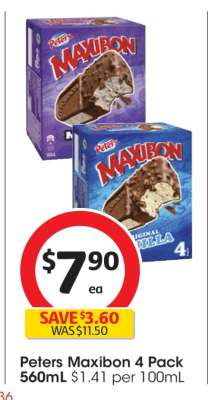 Peters Maxibon 4 Pack