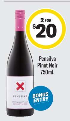 Pensilva Pinot Noir 750mL