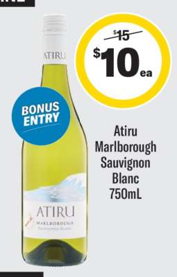 Atiru Marlborough Sauvignon Blanc 750mL