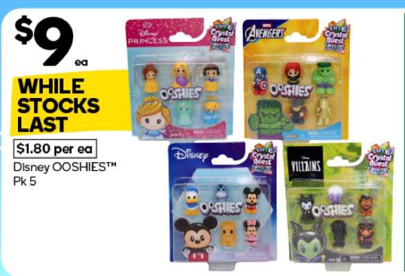 Disney OOSHIES™ Pk 5