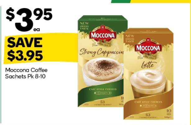 Moccona Coffee Sachets Pk 8-10