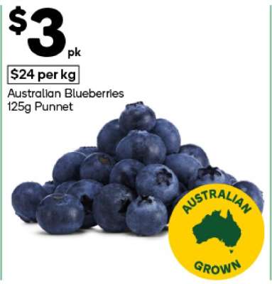 Australian Blueberries 125g Punnet