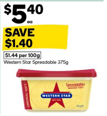 Western Star Spreadable 375g