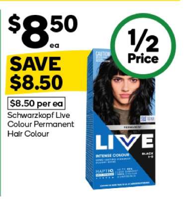 Schwarzkopf Live Colour Permanent Hair Colour