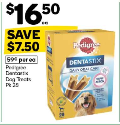 Pedigree Dentastix Dog Treats Pk 28