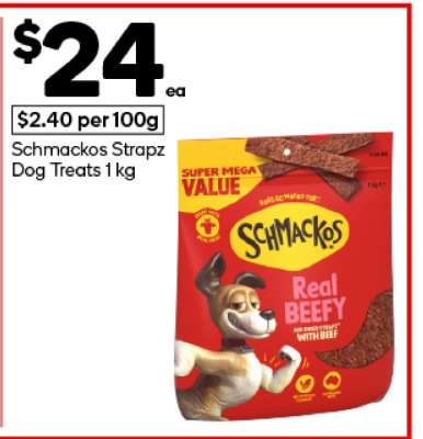 Schmackos Strapz Dog Treats 1 kg