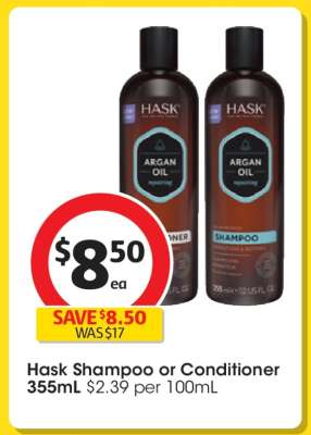 Hask Shampoo or Conditioner