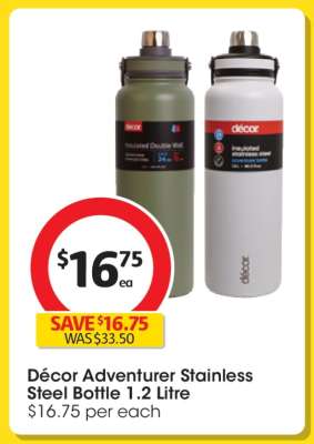 Décor Adventurer Stainless Steel Bottle 1.2 Litre