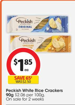 Peckish White Rice Crackers