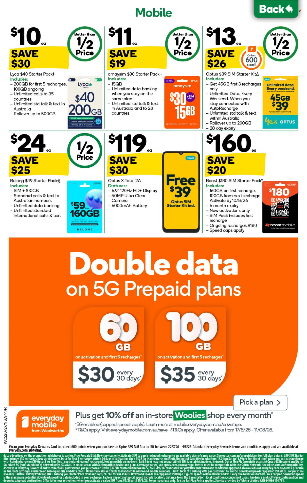 Woolworths catalogue - 22 Jul 2026 - 28 Jul 2026. Page 44