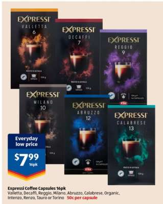 Expressi Coffee Capsules 16pk