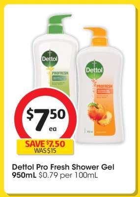 Dettol Pro Fresh Shower Gel