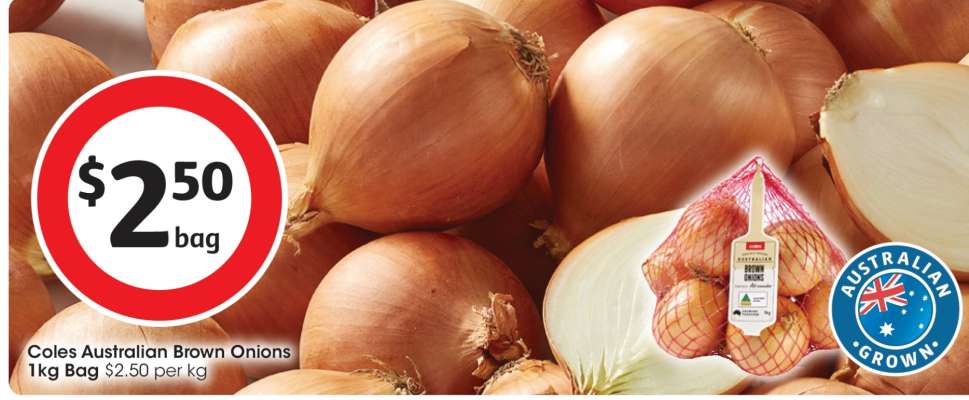 Coles Australian Brown Onions