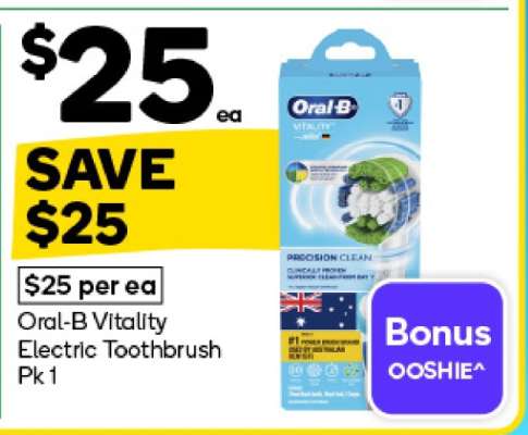 Oral-B Vitality Electric Toothbrush Pk 1