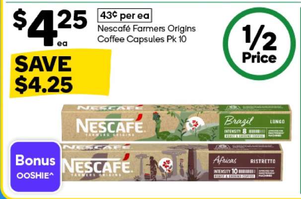 Nescafé Farmers Origins Coffee Capsules Pk 10