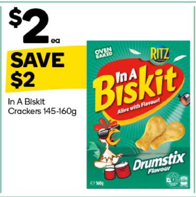 In A Biskit Crackers 145-160g