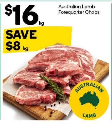 Australian Lamb Forequarter Chops