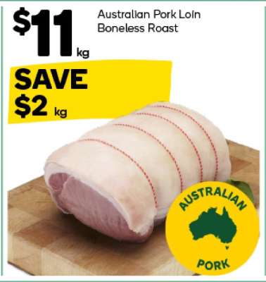 Australian Pork Loin Boneless Roast