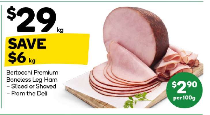 Bertocchi Premium Boneless Leg Ham