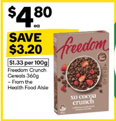 Freedom Crunch Cereals 360g