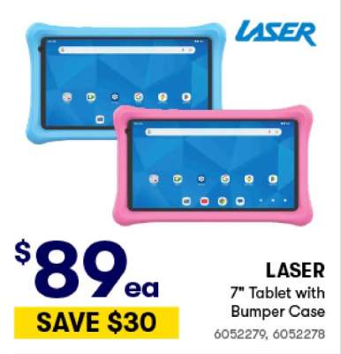 LASER 7" Tablet with Bumper Case