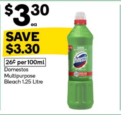 Domestos Multipurpose Bleach 1.25 Litre
