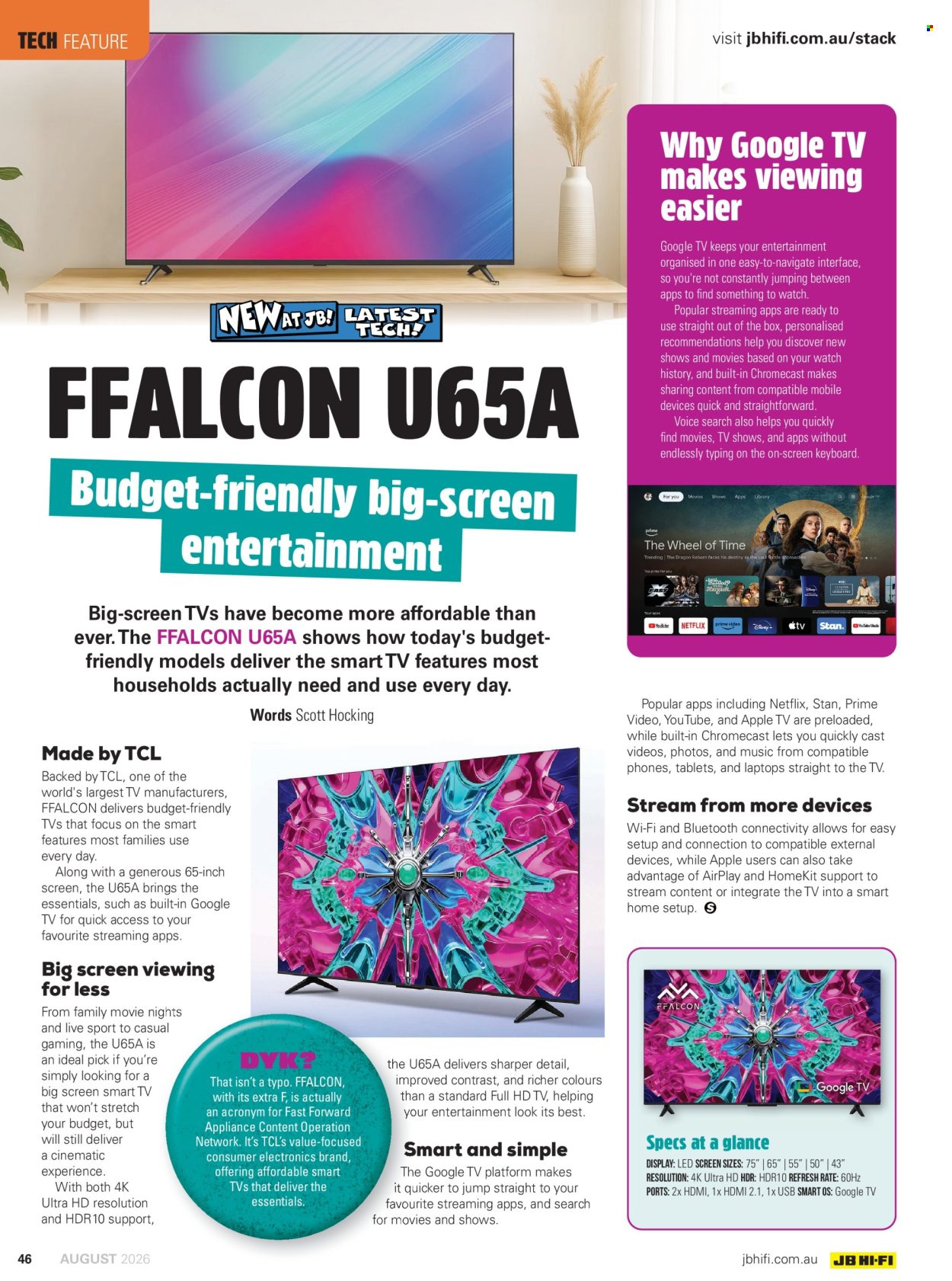 JB Hi-Fi catalogue - 1 Aug 2026 - 31 Aug 2026. Page 46
