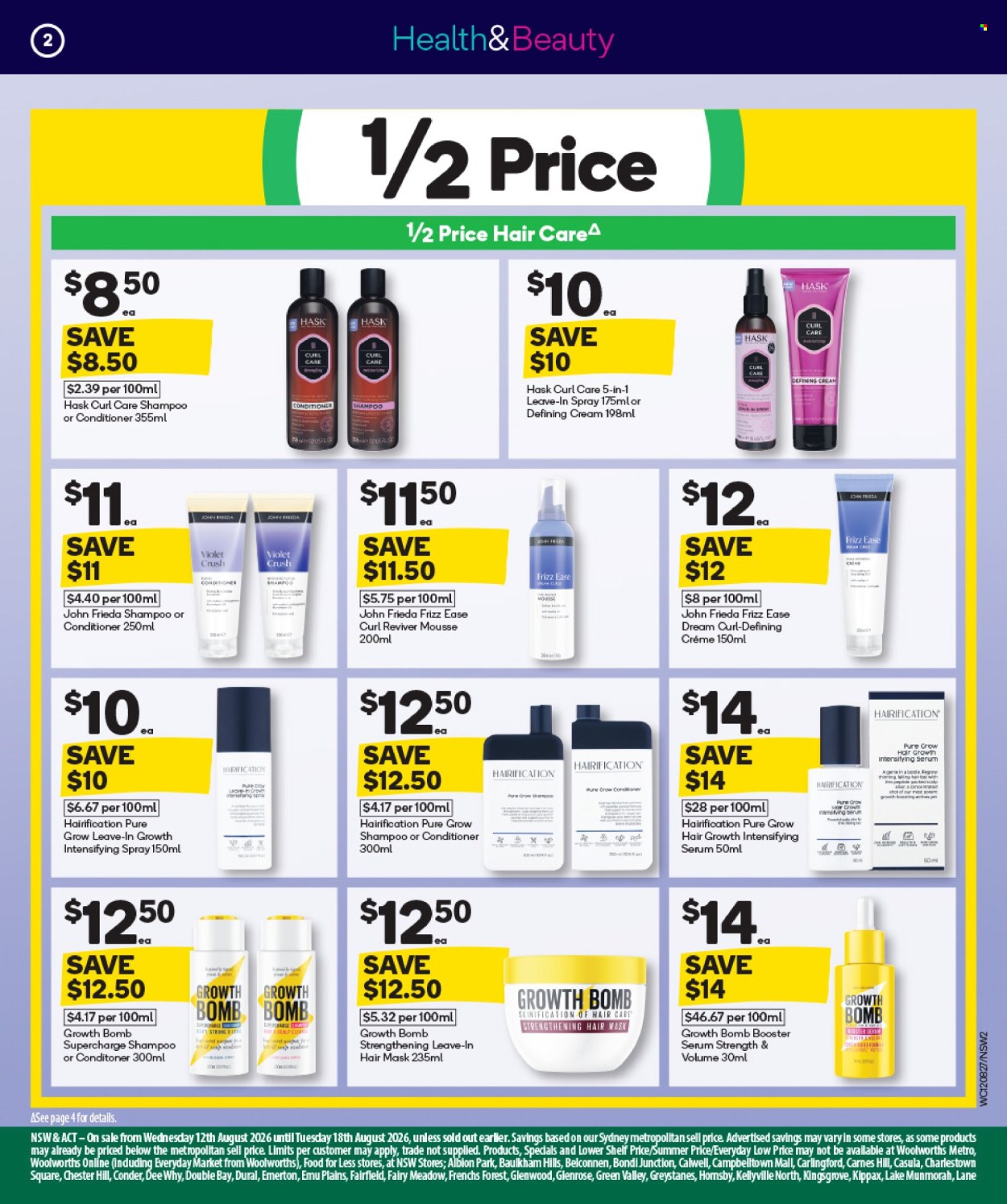 Woolworths catalogue - 12 Aug 2026 - 18 Aug 2026. Page 3