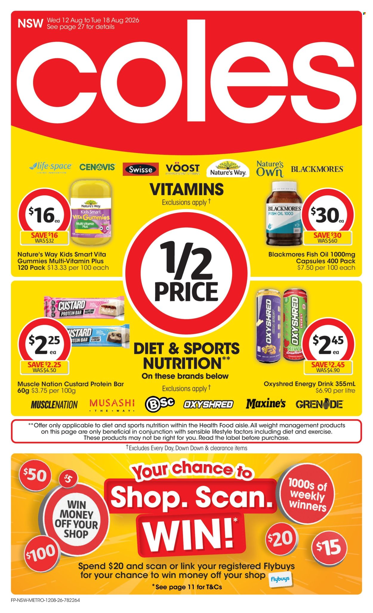 Coles catalogue - 12 Aug 2026 - 18 Aug 2026. Page 1