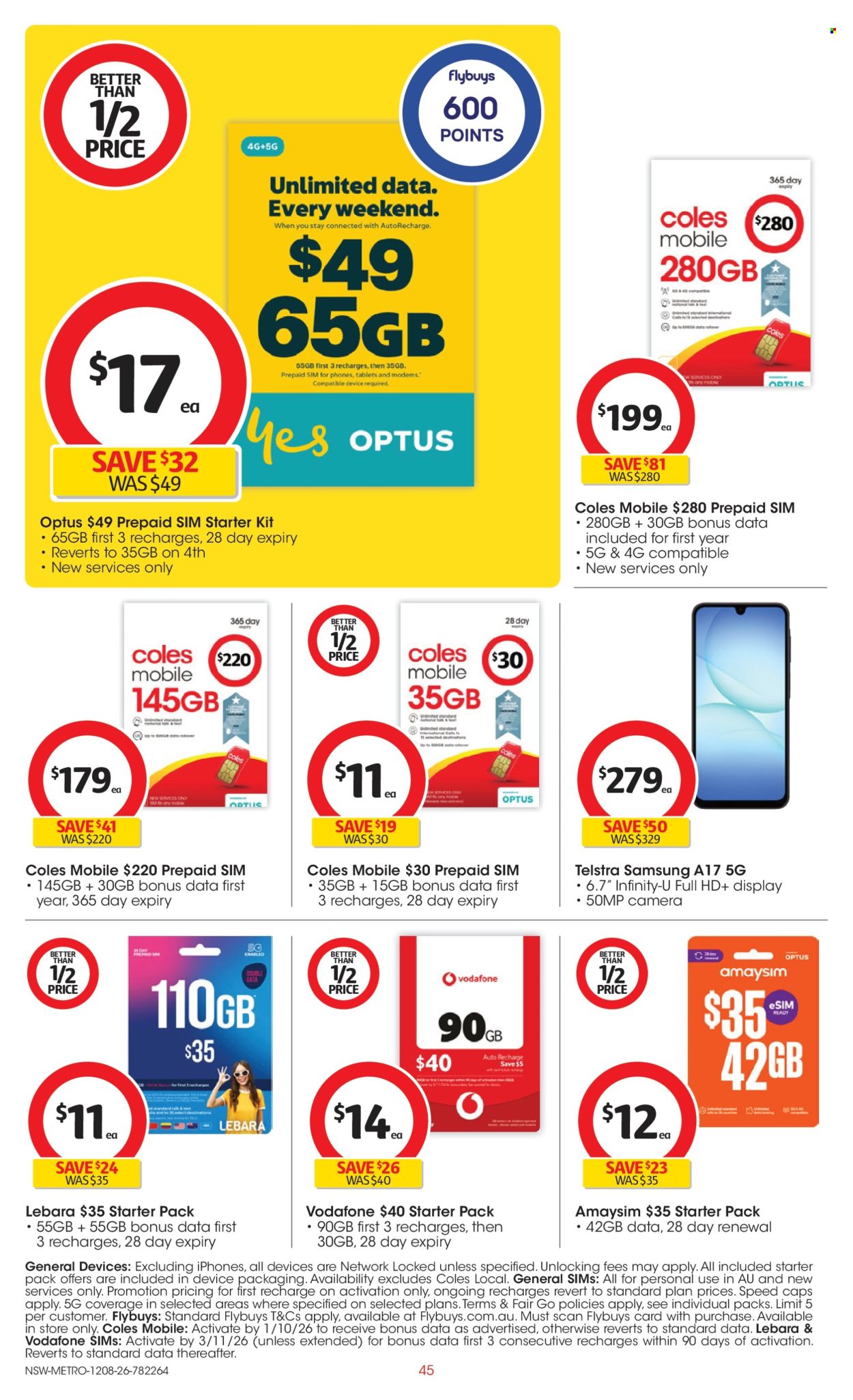 Coles catalogue - 12 Aug 2026 - 18 Aug 2026. Page 45