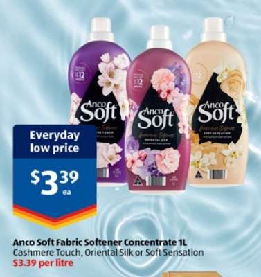 Anco Soft Fabric Softener Concentrate 1L