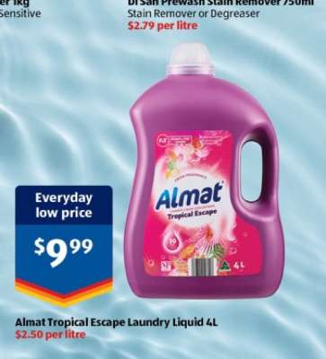 Almat Tropical Escape Laundry Liquid 4L