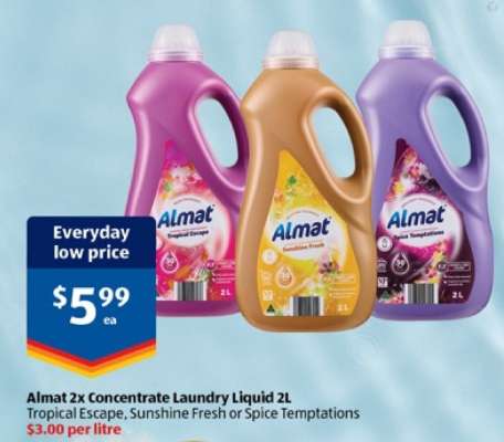 Almat 2x Concentrate Laundry Liquid 2L