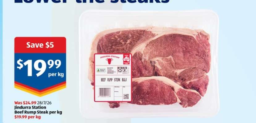 Jindurra Station Beef Rump Steak