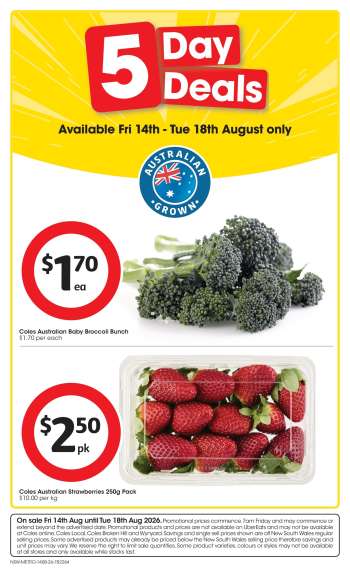 thumbnail - Coles catalogue