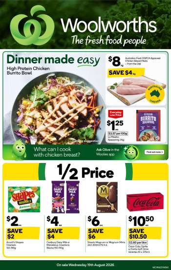 Woolworths Catalogue - 19 Aug 2026 - 25 Aug 2026.