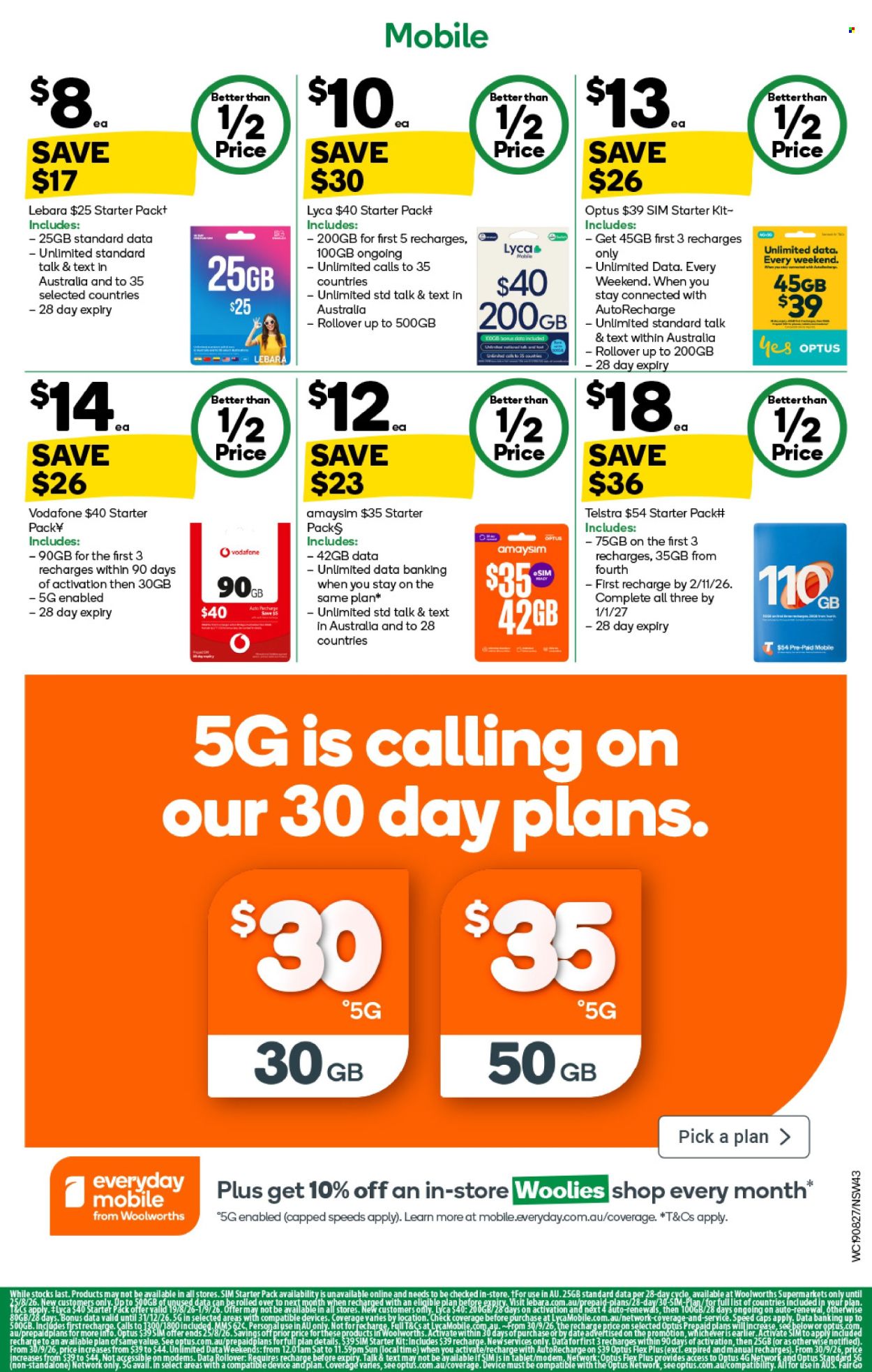 Woolworths catalogue - 19 Aug 2026 - 25 Aug 2026. Page 43