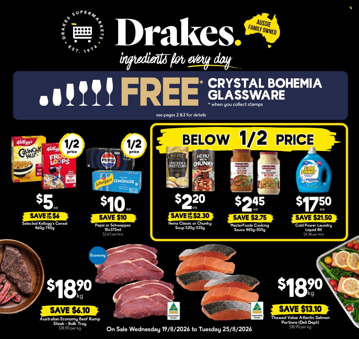 Drakes catalogue - 19 Aug 2026 - 25 Aug 2026. Page 1